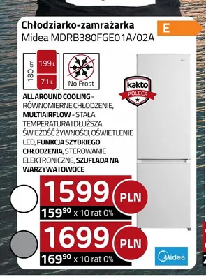 Chłodziarko-zamrażarka Midea promocja w kakto.pl