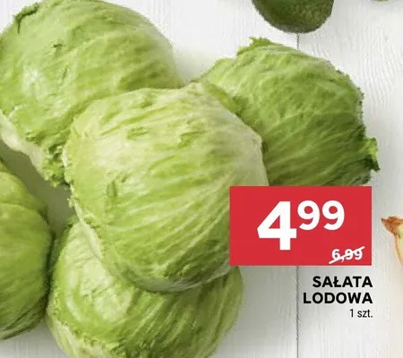 Sałata lodowa promocja w Stokrotka