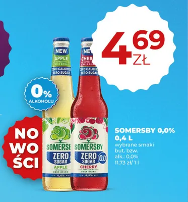 Piwo bezalkoholowe Somersby 0,0% Cherry promocja w Duży Ben