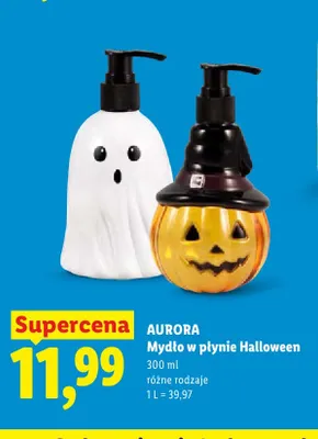 Mydło w płynie Halloween Aurora promocja w Lidl