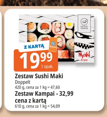 Zestaw Sushi Maki Doppelt promocja w Leclerc