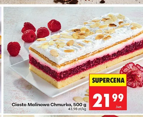 Ciasto Malinowa Chmurka promocja w Biedronka