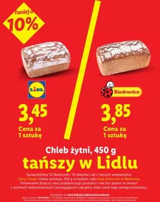 Chleb żytni promocja w Lidl
