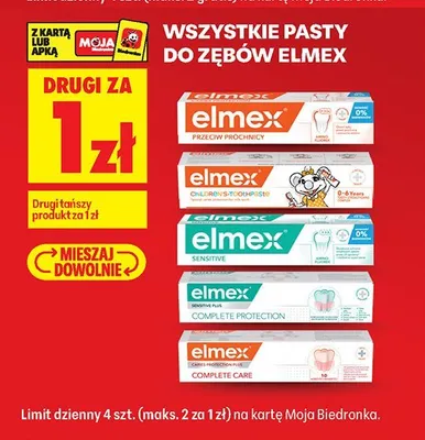 Pasta do zębów Elmex Sensitive Plus Complete Protection promocja w Biedronka