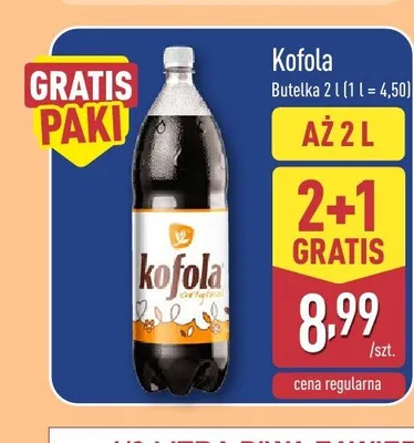 Napoje gazowane Kofola promocja w Aldi