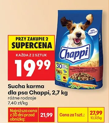 Sucha karma dla psa promocja w Biedronka