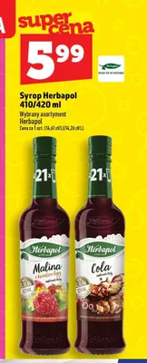 Syrop Herbapol Cola promocja w TOPAZ