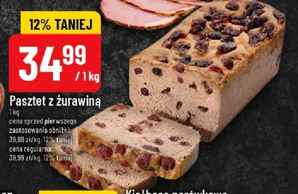 Pasztet z żurawiną promocja w POLOmarket