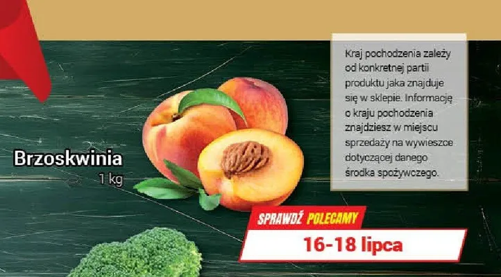 Brzoskwinia promocja w Premium Nasz Sklep