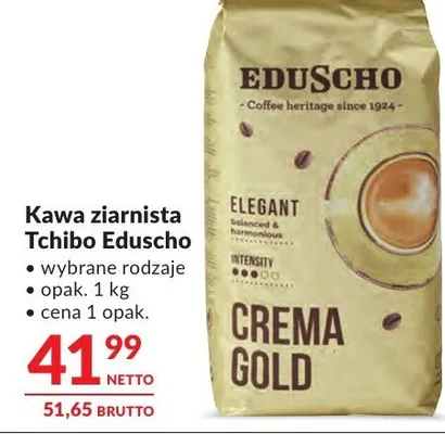 Kawa ziarnista Tchibo Eduscho promocja w Makro
