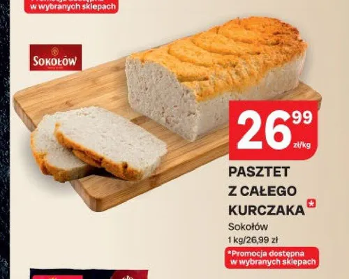 Pasztet z całego kurczaka Sokołów promocja w Chorten