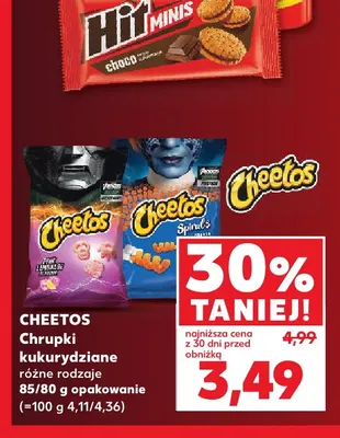 Chrupki kukurydziane Cheetos promocja w Kaufland