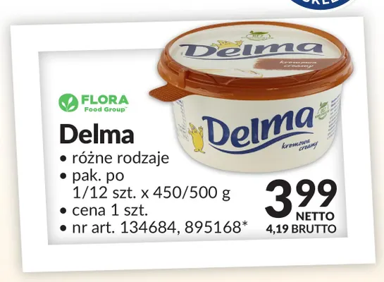 Margaryna Delma promocja w Makro