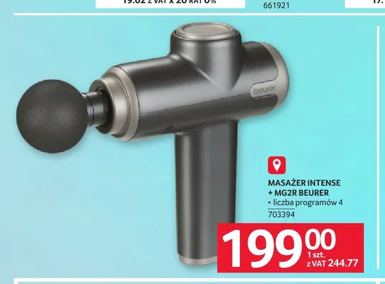Masażer Intense + MG28 Beurer promocja w Selgros