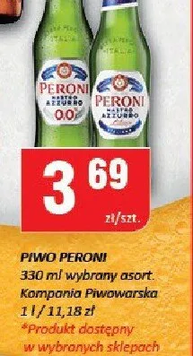 Piwo Peroni promocja w Chorten