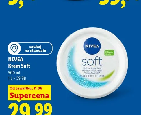 Krem Nivea Soft promocja w Lidl