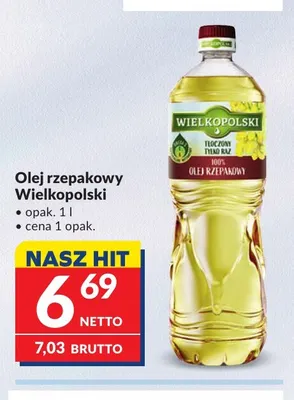 Olej rzepakowy Wielkopolski promocja w Makro