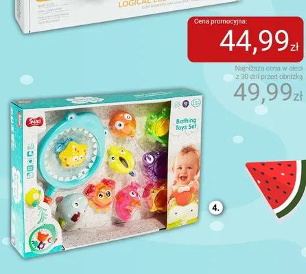 Zabawka do kąpieli połów rybek Smiki promocja w Smyk