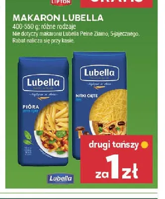 Makaron pióra Lubella promocja w Stokrotka