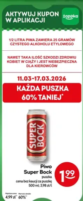 Piwo Super Bock promocja w Żabka