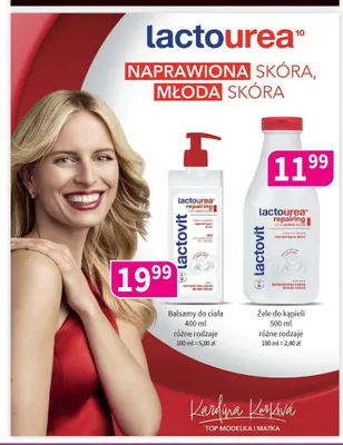 Balsam do ciała Lactovit Lactourea Repairing promocja w Drogerie Polskie