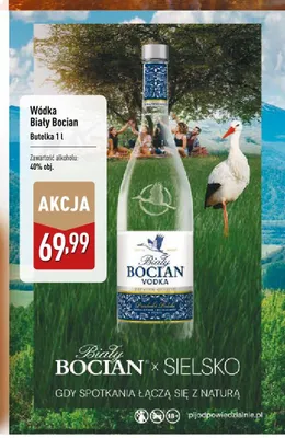Wódka Biały Bocian promocja w Aldi