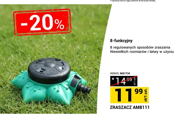 Zraszacz AM8111 promocja w Merkury Market