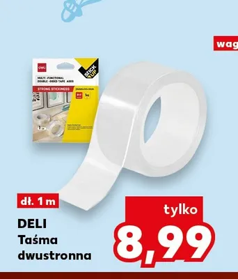 Taśma dwustronna Deli promocja w Kaufland