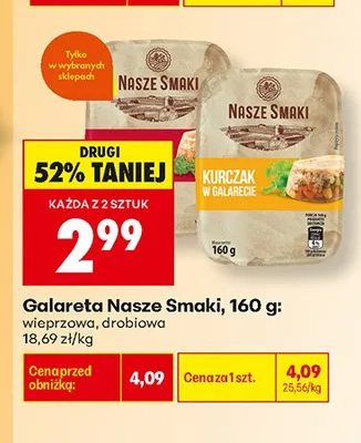 Galareta drobiowa Nasze Smaki promocja w Biedronka