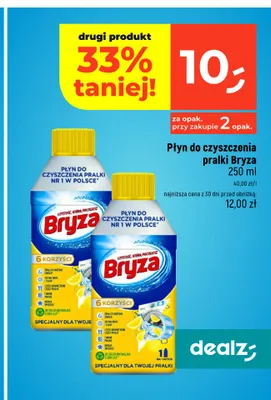 Płyn do czyszczenia pralki Bryza promocja w Dealz