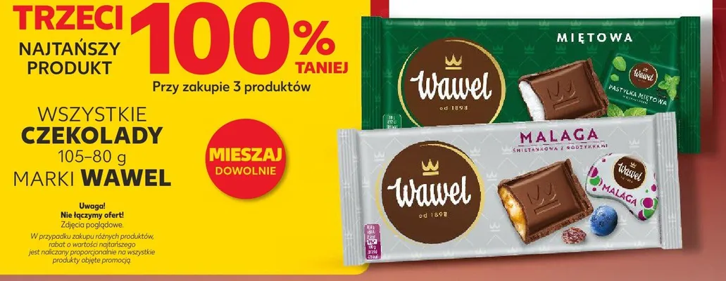 Czekolada wszystkie rodzaje 80-105 g promocja w Kaufland