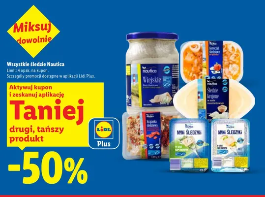 Śledzie Nautica promocja w Lidl