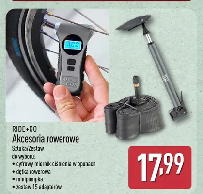 Akcesoria rowerowe promocja w Aldi