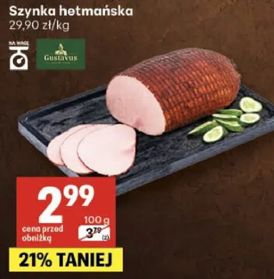 Szynka hełmańska promocja w Delikatesy Centrum