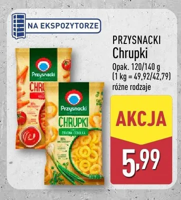 Chrupki Przysnacki o smaku serowym promocja w Aldi