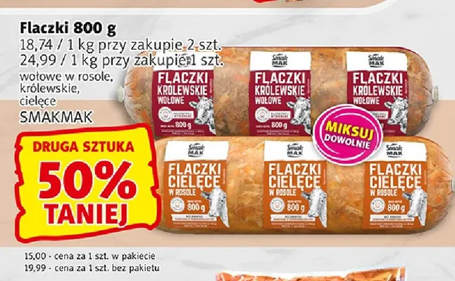 Flaczki cielęce Smakmak promocja w Prim Market