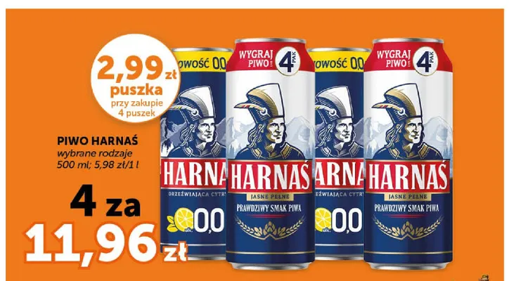 Piwo Harnaś promocja w Euro Sklep