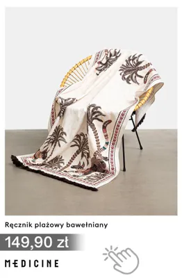 Ręcznik plażowy bawełniany Medicine promocja w Medicine
