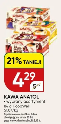 Kawa Anatol promocja w Chata Polska