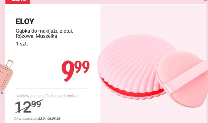 Gąbka do makijażu z etui promocja w Rossmann