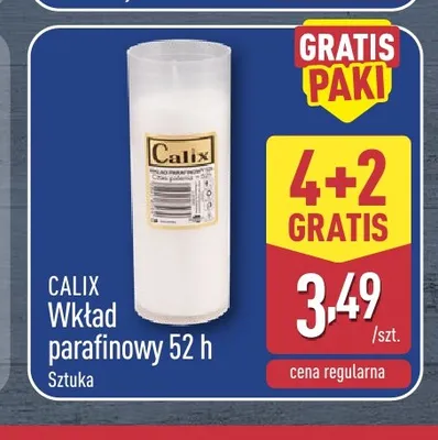 Wkład parafinowy Calix 6-pak promocja w Aldi