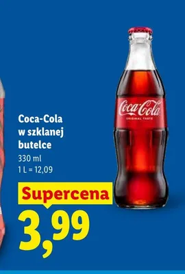 Napój gazowany Coca-Cola 330 ml promocja w Lidl