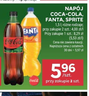 Napój promocja w Stokrotka