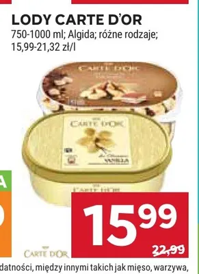 Lody Carte D'Or promocja w Stokrotka