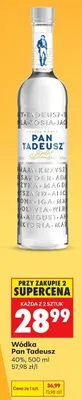 Wódka premium Pan Tadeusz promocja w Biedronka