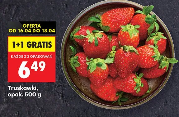 Truskawki promocja w Biedronka
