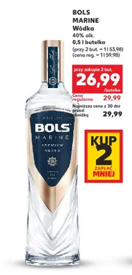 Wódka Bols Marine promocja w Kaufland