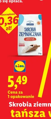 Skrobia ziemniaczana 1kg promocja w Lidl