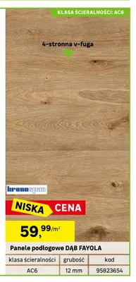 Panele podłogowe Dąb Fayola Kronospan promocja w Leroy Merlin