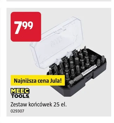Zestaw końcówek Meec Tools promocja w Jula